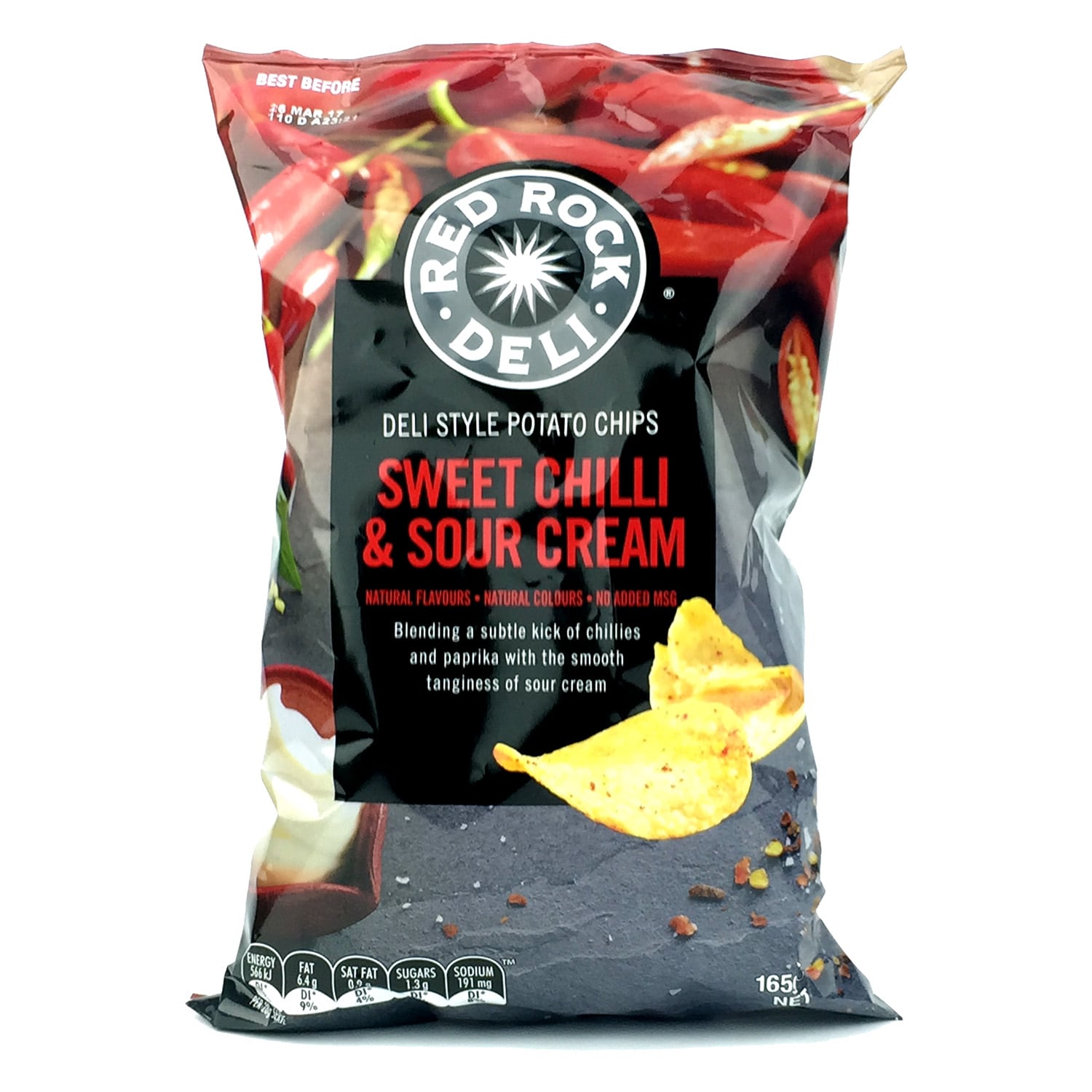 Red Rock Deli Potato Chips Sweet Chilli & Sour Cream 165g | Ifmal.com
